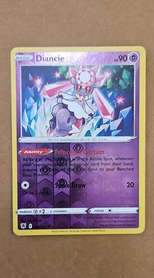 Pokemon Diancie 068/189 Swsh10: Astral Radiance Reverse Holo NM TCG CCG