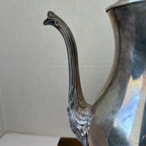 Antique 1940 Sheridan Taunton Silversmiths Silver Plated Teapot 9 Inch - Picture 2 of 16
