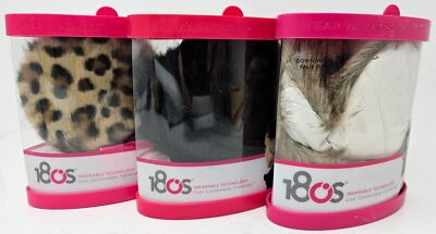 180s Ear Warmers Women Cozy Fleece Ear Covers Behind Head Adjustable - View #13