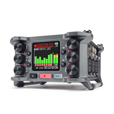 ZOOM F6 Multi Track Field Recorder 32-Bit Float Aufnahme 6 Eingänge/4 Ausgäng...