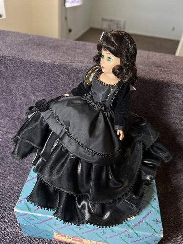 Madame Alexander Doll SCARLETT O’HARA black Mourning 10 Inches Tall In box - Picture 6 of 24