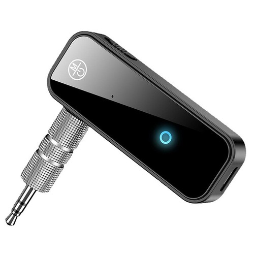 Wireless Car Bluetooth Transmitter Adapter receiver 3.5MM AUX Audio Music -- - Picture 1 of 11