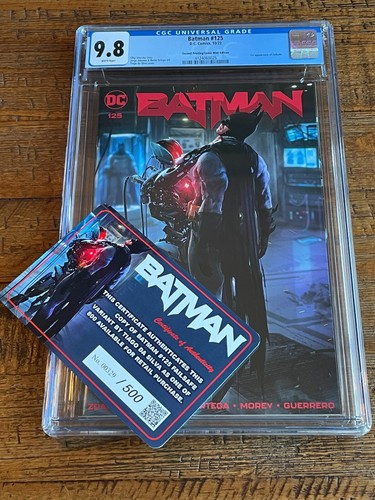 BATMAN 125 CGC 9.8 TIAGO DA SILVA 2ND PRINT VARIANT LIMITED TO 500 COA FAILSAFE