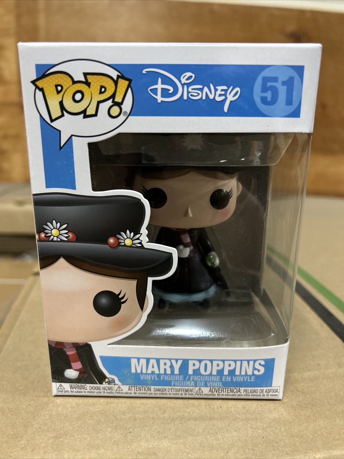 Pop Disney Mary Poppins Vinyl Figure #51 With Protector