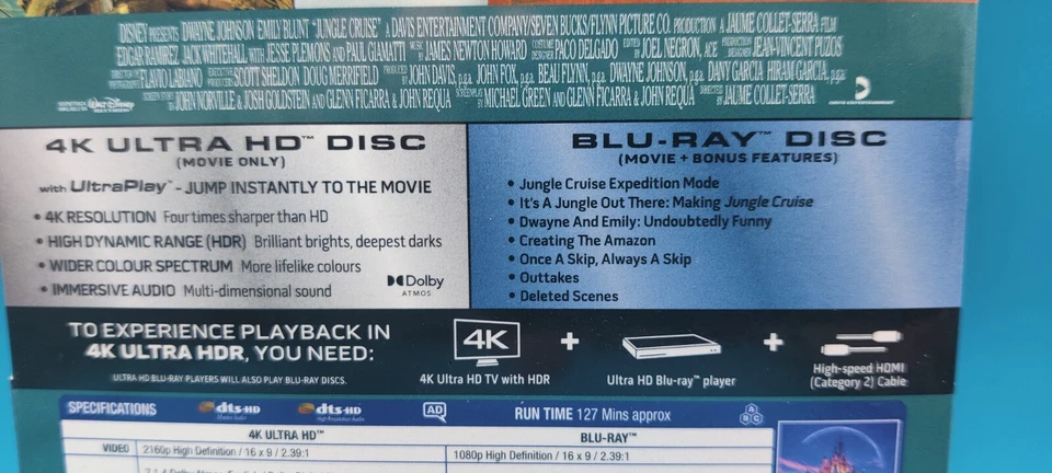 Disney's Jungle Cruise SteelBook 4K UHD Blu-ray, Ultra HD. UK - Image 3 of 4