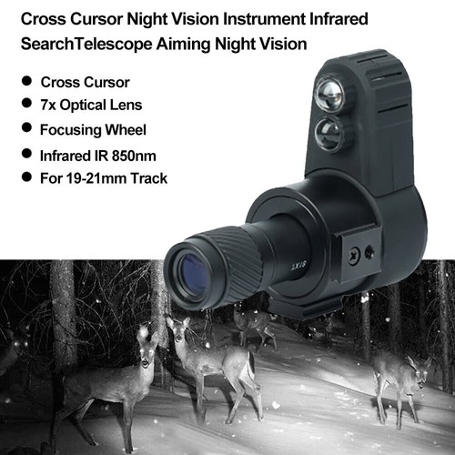 Infrared Night Vision Monocular IR 850nm Cross Cursor Hunting 7x Optics Sight - Picture 9 of 21
