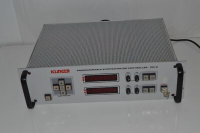 *TC*  KLINGER SCIENTIFIC PROGRAMMABLE STEPPER MOTOR CONTROLLER CC1.2  (TGS23)