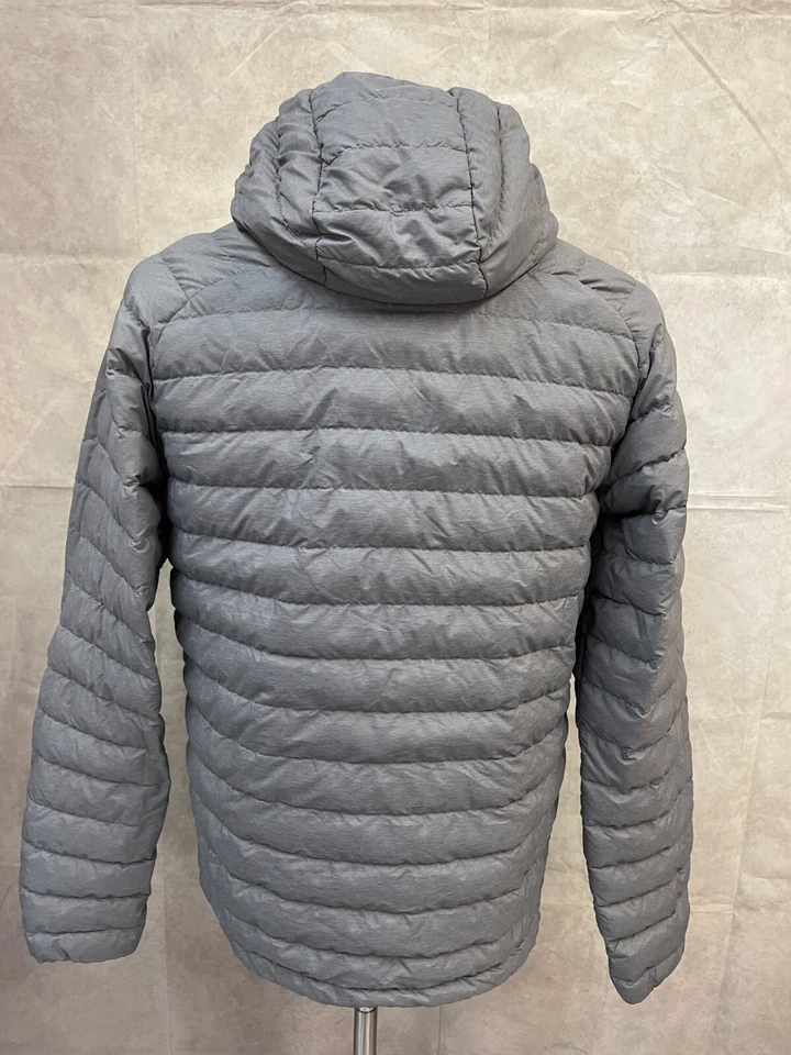 32 Degrees Heat Men’s Gray Down Insulation Full Zip Hooded Coat Jacket Size S - Image 3 of 4