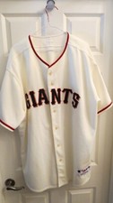 San Francisco Giants Size 52 Stitched Majestic 50th Anniversary Jersey .