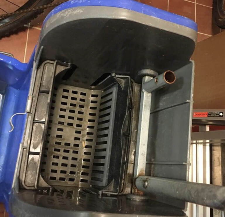 COMMERCIAL Ecolab Mop Bucket With 2 Water Containers eBay