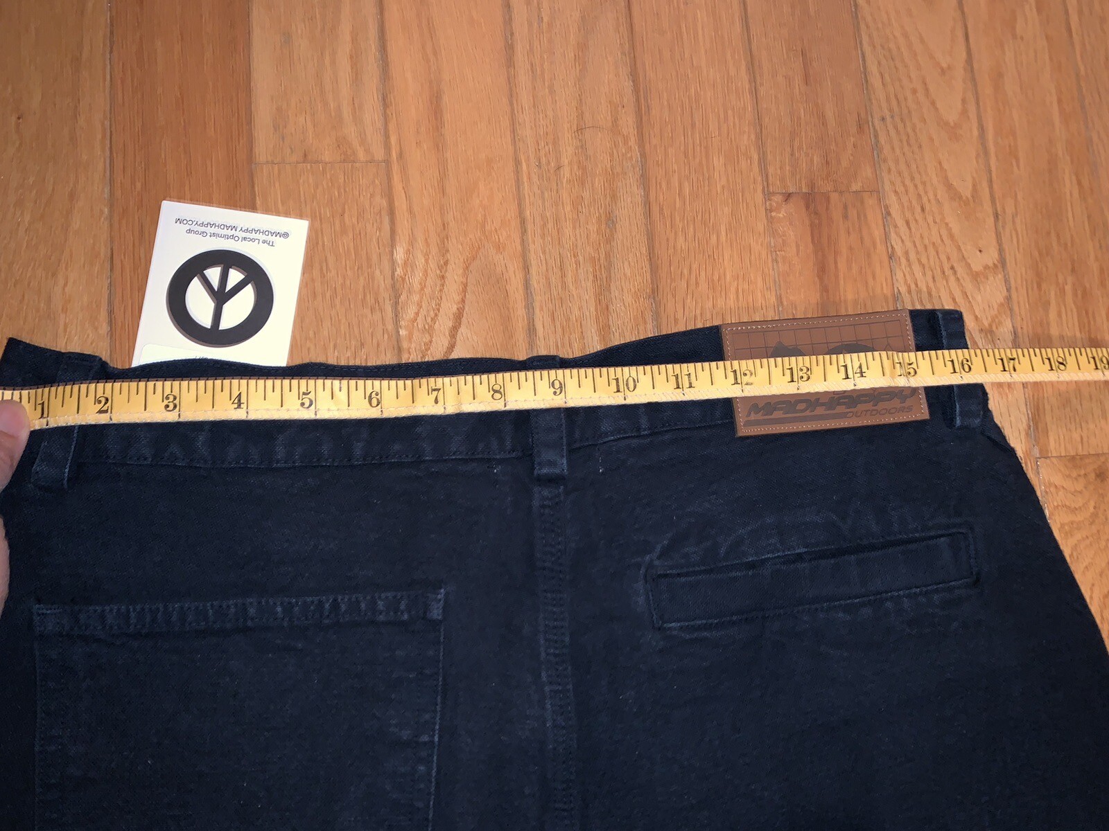 NWT Madhappy Black Outdoors Cargo Pants Straight Leg Pant Medium RARE MSRP $185 image 6