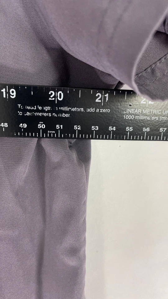 Natural Uniforms Scrub Top Womens Size Large Short Sleeve Solid Purple. - Image 3 of 4