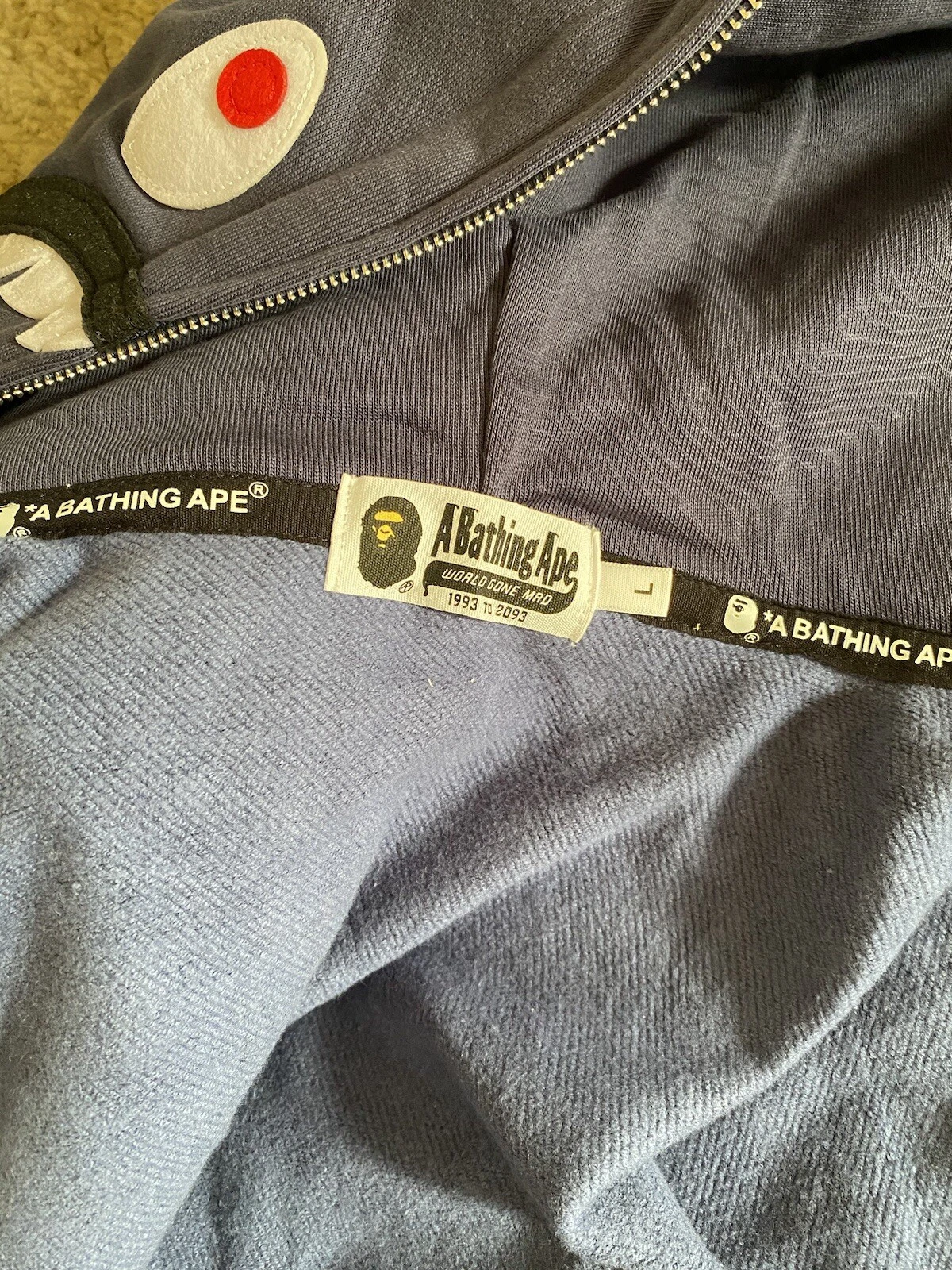 A BATHING APE (BAPE) Felpa con cappuccio Bape *Doppio cappuccio*