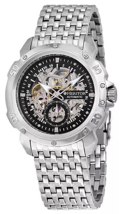 Heritor automatic men's carter clearance watch