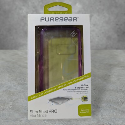 Q1. PureGear Slim Shell Pro for Samsung Galaxy S8 - Clear/Pink