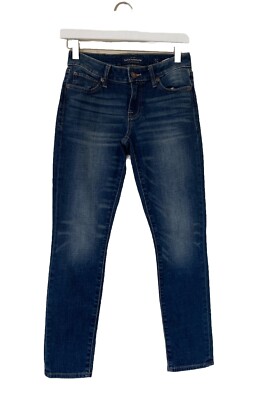 Lucky Brand Jeans Womens Lolita Crop Medium Wash Blue Denim - Main Image