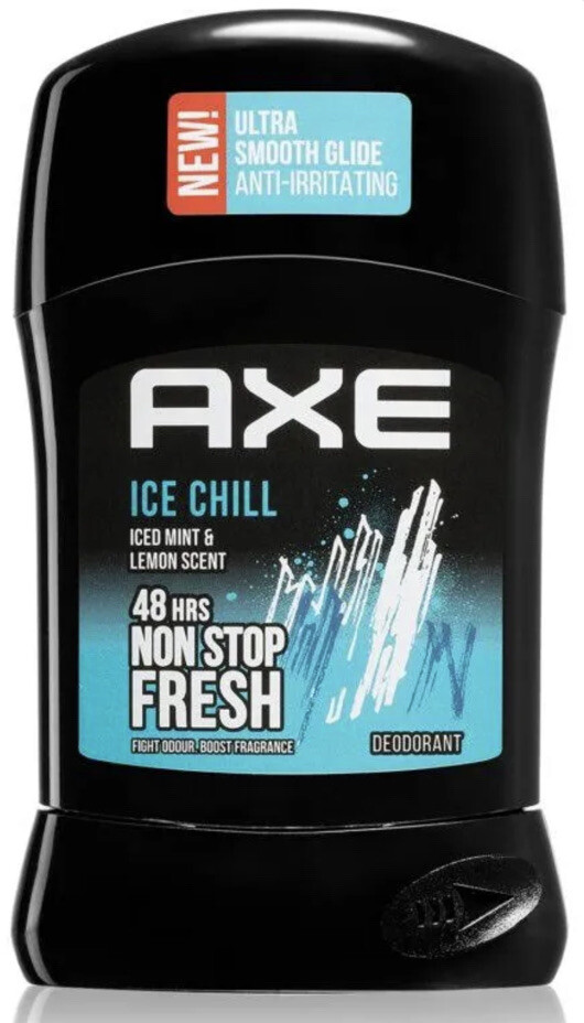 Déodorant AXE Ice Chill stick protection 48h anti odeur x3