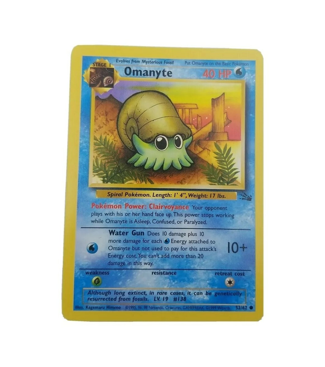 pokemon card omanyte Omanyte (69/100) [Diamond & Pearl: Majestic Dawn] main image 0