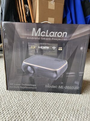 McLaron MODEL ML-2050 8K LASER TECHNOLOGY & Zero Edge Motorized Projector Screen