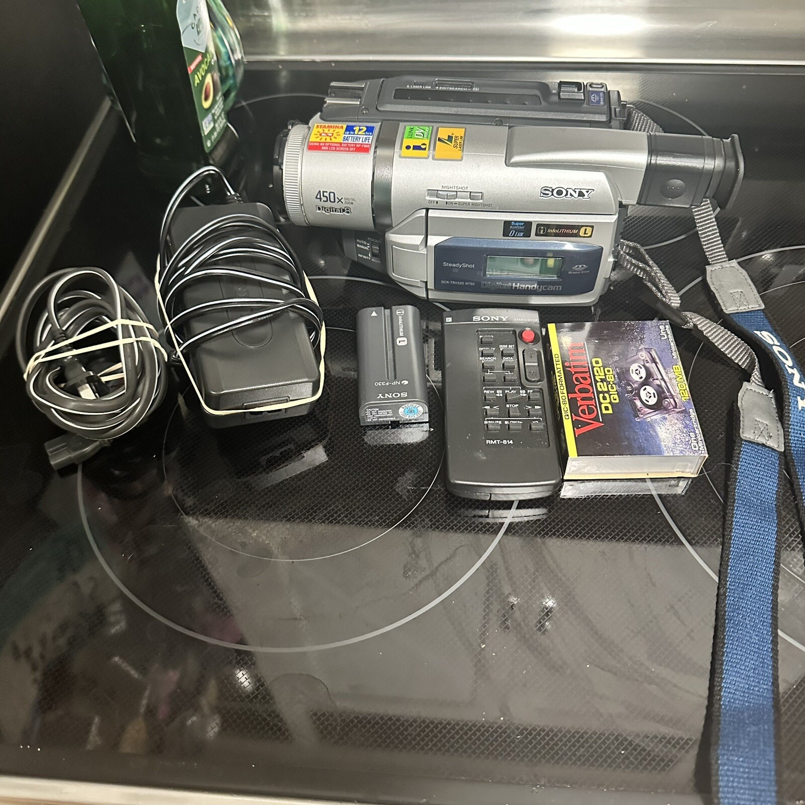 Sony DCRTRV520 Digital8 HI8 8mm Video8 Camcorder Tested Working Clean