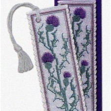 Enchanting Thistle Tapestry Bookmark Kit - Embark on a Timeless Stitching Journe