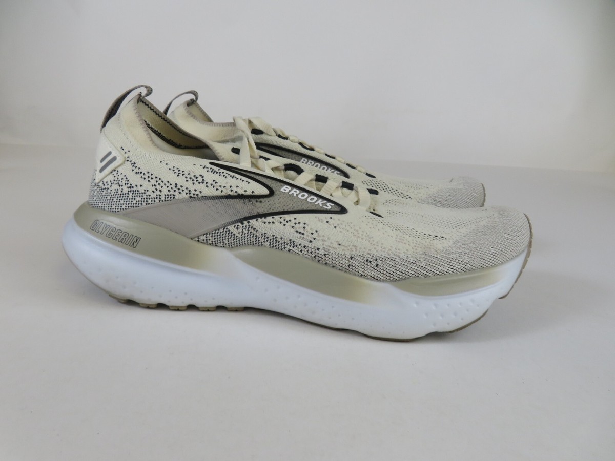 Brooks Glycerin Stealthfit 21 Women 8.5 Shoes Beige Sneaker