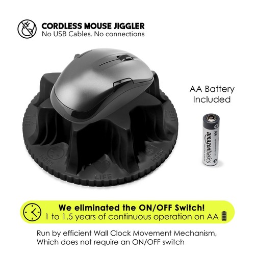 Mechanical Mouse Jiggler Undetectable Device - No USB No Software Mouse Mover - 第 2/13 張圖片