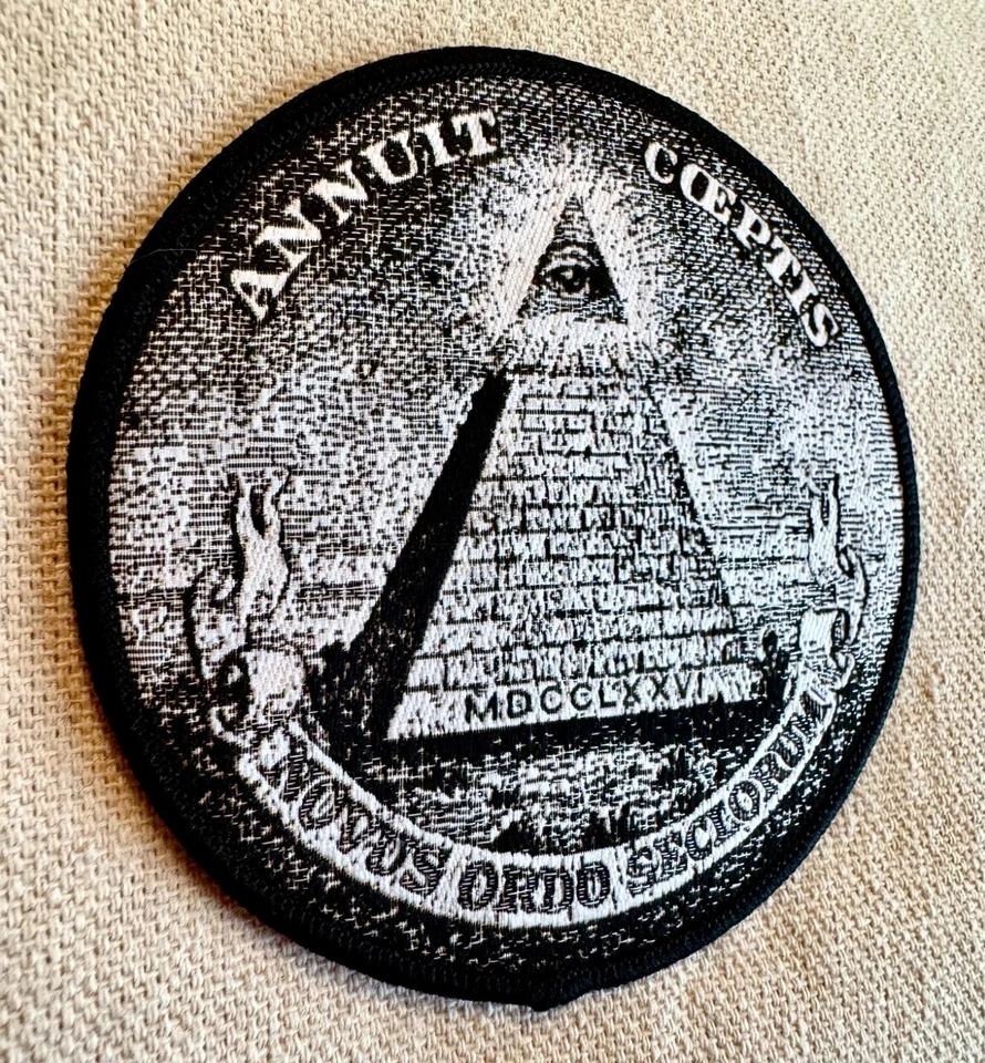 PARCHE ANNUIT COEPTIS GRAN SELLO ESTADOS UNIDOS bordado hierro-en EYE PROVIDENCE Foto 4 de 4