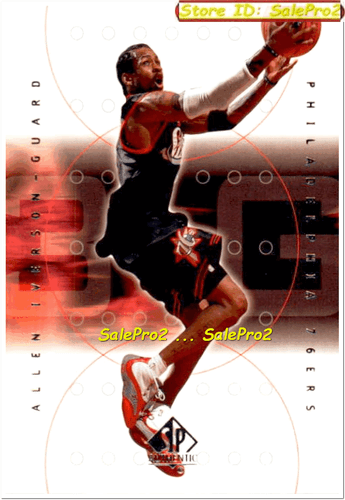 100++ ALLEN IVERSON NBA SINGLES ROOKIE INSERT GAME JERSEY SET LOT YOU PICK LIST - Picture 52 of 66