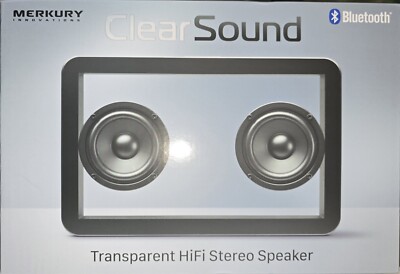 Transparent Bluetooth Speaker - Crystal Clear Sound, Forever
