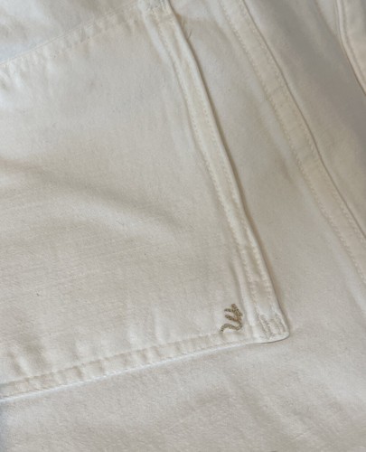Neu mit Etikett Madewell Damenjeans weiß hoher Bund Skinny Knopfleiste Größe 35 P Plus - Bild 9 von 9