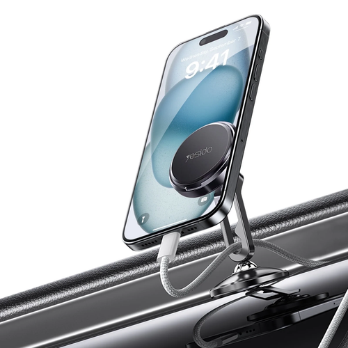 Magnetic Car Mount: 360 Degrees Rotatable Car Phone Holder - Air Vent Dashboard - 第 11/12 張圖片