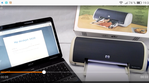 hp deskjet 3420 (+ 3 cartouches vides, 2 n°28 et 1 n°27) - Afbeelding 10 van 10