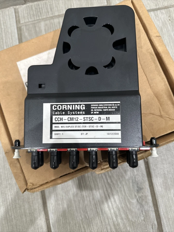 ⚡️Corning CCH-CM12-STSC-D-M Fiber Panel 6 Duplex 6 Port ⚡️ - Image 3 of 4