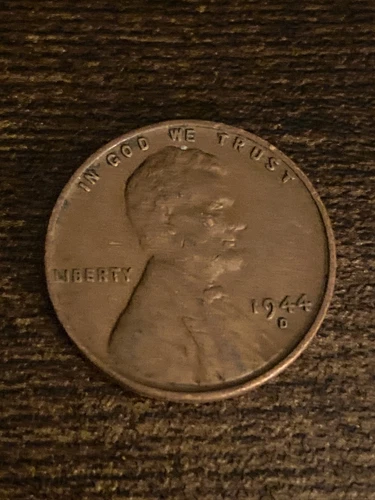 1944 D Lincoln Wheat Cent Penny Actual Coin TK956*