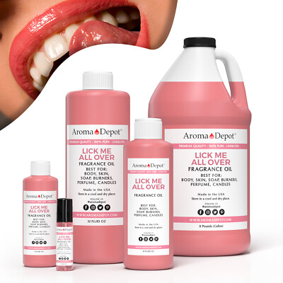 Lick Me All Over Fragrance Oil for Body, Candle Soap Lotion Incense & Diffuser