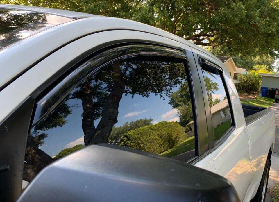 AVS Rain Guards Vent Visors 3M Tape-On for 2007-2021 Toyota Tundra Double Cab - Image 3 of 4