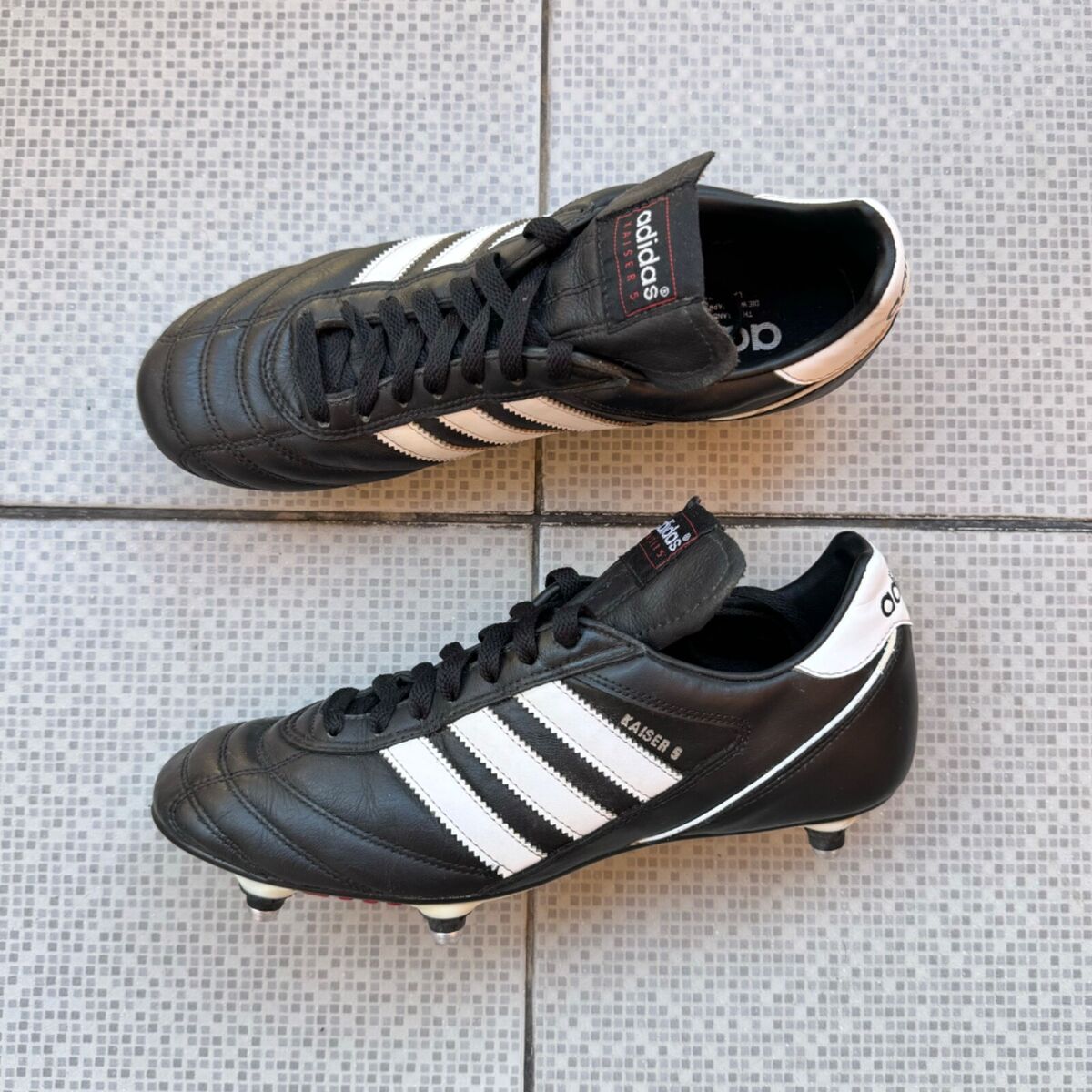 adidas アディダス アディカイザー5 チーム(ブラック×ホワイト