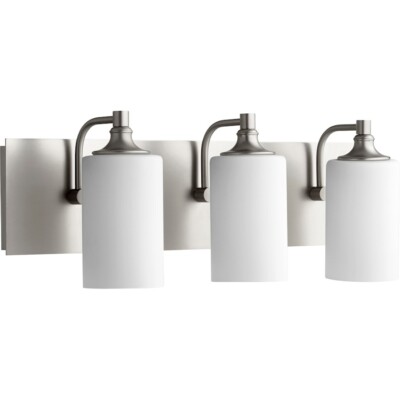 Quorum Celeste 3 Light 24.5' Vanity, Satin Nickel - 5009-3-65