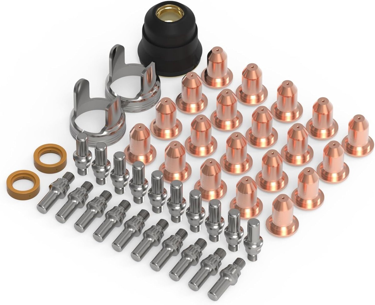 IPT40 45pcs Plasma Cutting Torch Tip Electrode Consumables for
