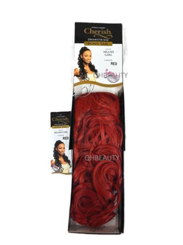 Cherish Synthetic Long Curly Drawstring Natural Hair Ponytail - Miami Girl - Picture 17 of 31