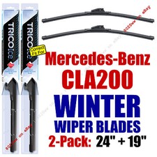 WINTER Wipers 2pk Super-Premium fit 2014-2015 Mercedes-Benz CLA200 35240/190