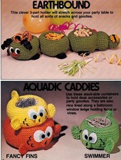 Crochet Catch-Alls Leaflet/Crochet Pattern INSTRUCTIONS ONLY