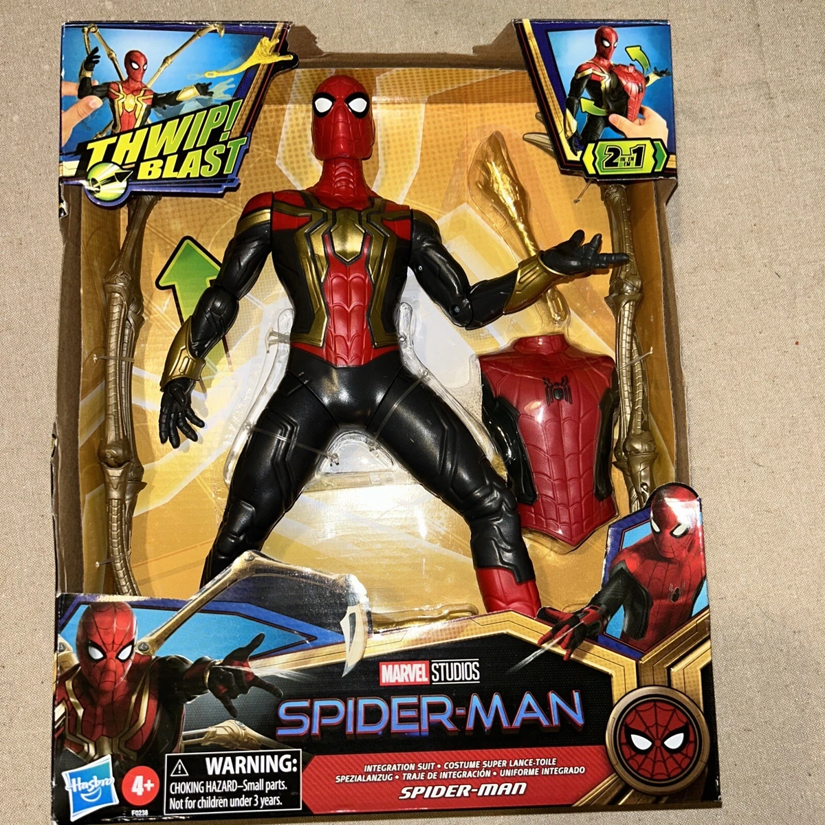 Figurine Spiderman Lance Toile