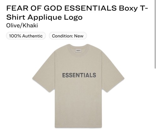 essentials fog shirt