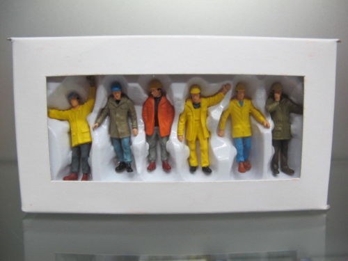 1/50 Scale Builder Construction Workers 6pcs/Set Fit DM CAT Engineer Truck Model - Picture 1 of 6