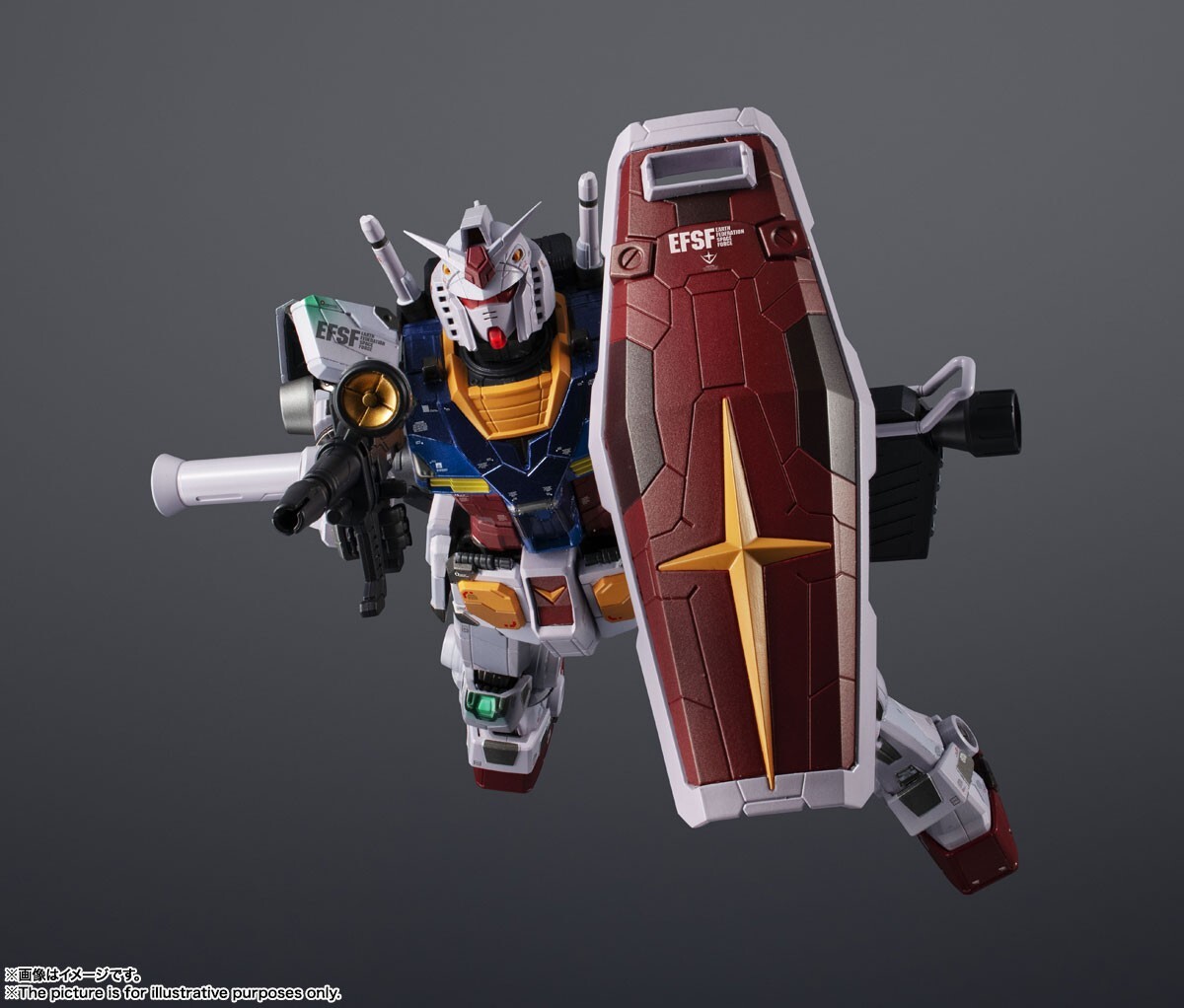 Chogokin × GUNDAM night illuminated ver. RX-78F00 figure New from