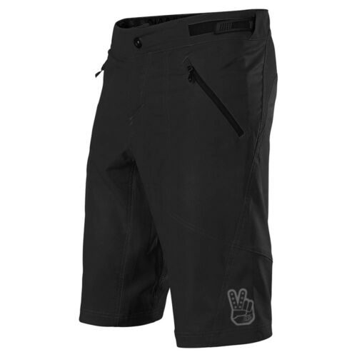 NEW 2019 TROY LEE DESIGNS TLD SKYLINE SHELL MTB SHORTS BLACK ALL SIZES  - Picture 1 of 3