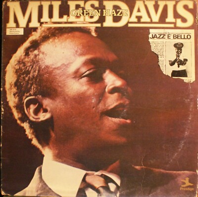 VINYL SCHALLPLATTE 33GIRI-MILES DAVIS GREEN HAZE-PRESTIGE 1976-DOPPELALBUM