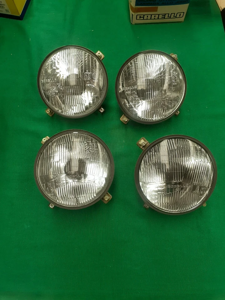FIAT 124 SPECIAL T 2. Serie Scheinwerfer Carello Satz Neu - Bild 1 von 1